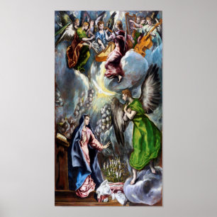 Affiche L'Annonciation, El Greco