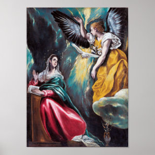 Affiche L'Annonciation, El Greco