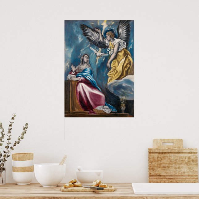 Affiche L'Annonciation | El Greco | (Cuisine)