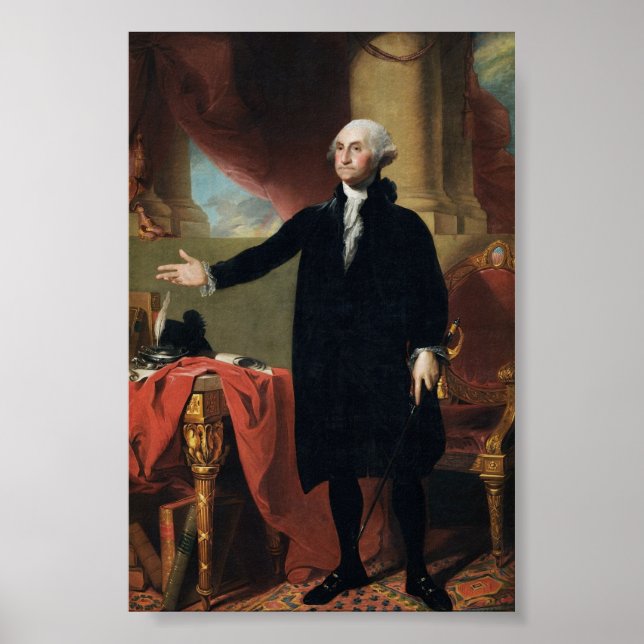 Affiche Lansdowne Portrait de George Washington (Devant)