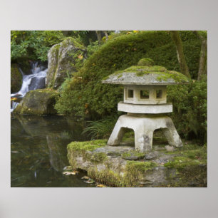 Affiche Lantern en pierre et Heavenly Falls