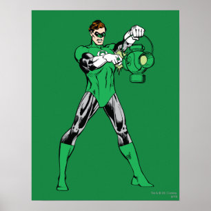 Affiche Lanterne verte avec lanterne