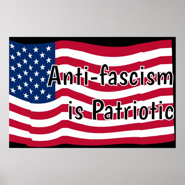 Affiche L'antifascisme est patriotique (Devant)