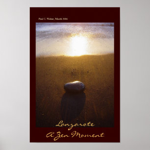 Affiche Lanzarote : Un moment zen