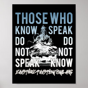 Affiche Lao Tsu Ceux Qui Connaissent La Philosophie Cite