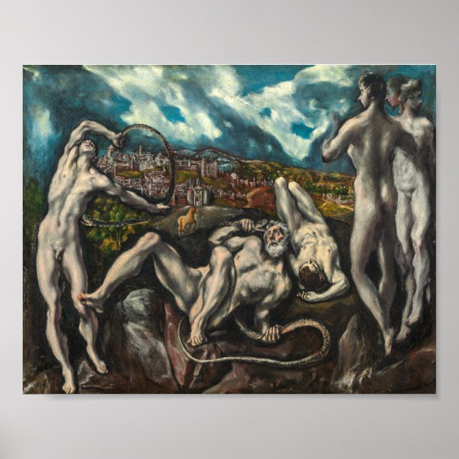 Affiche Laocoön | El Greco | (Devant)