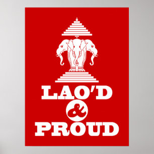 AFFICHE LAO'D & PROUD
