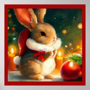 Affiche Lapin de Noël 1