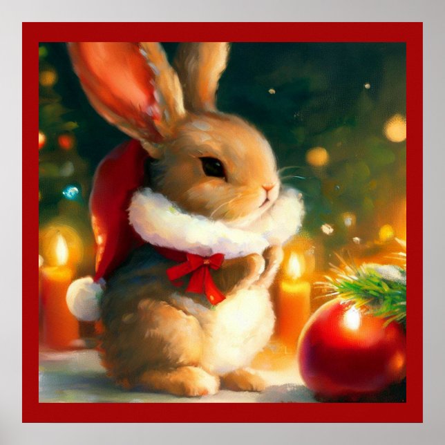 Affiche Lapin de Noël 1 (Devant)