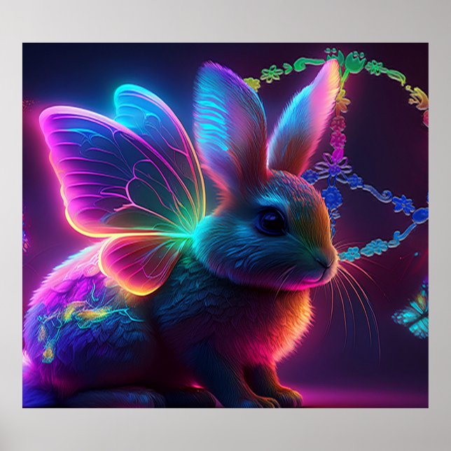 Affiche Lapin de paix (Devant)