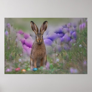 Affiche Lapin de Pâques