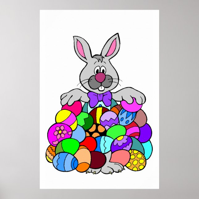 Affiche Lapin de Pâques (Devant)