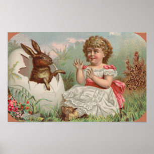 Affiche Lapin de Pâques