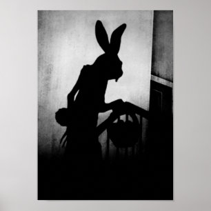 Affiche Lapin de Pâques arrive