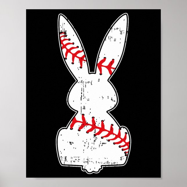 Affiche Lapin de Pâques Bysebyll Joyeuses Pâques Bysebyll  (Devant)