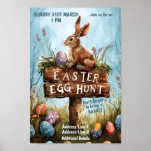 Lapin de Pâques - Chasse aux Oeufs de Pâques