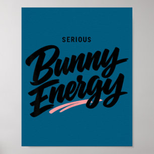 Affiche Lapin de Pâques drôle et sarcastique citation de p