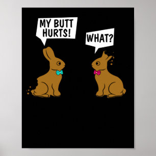 Affiche Lapin De Pâques, Mon Beurre ! Quel joli lapin