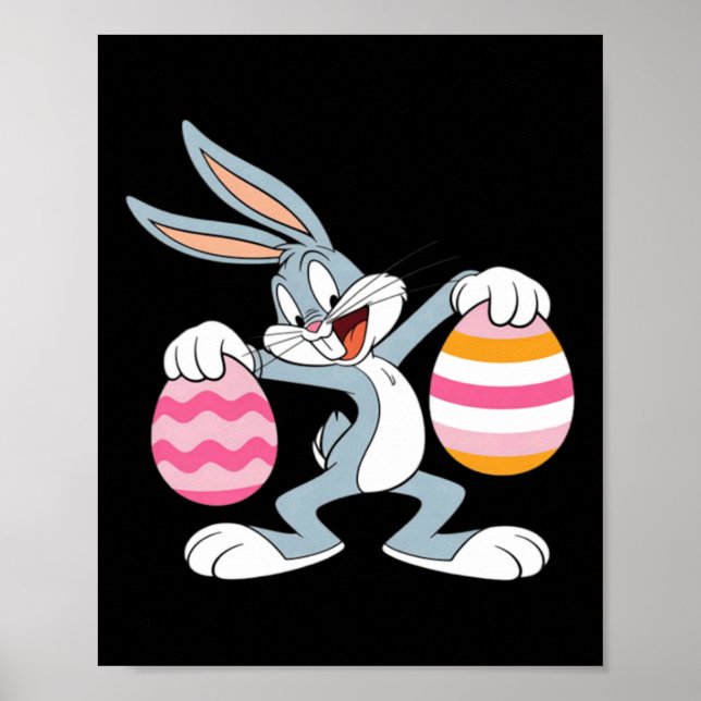 Affiche Lapin de Pâques qui dabe (Devant)