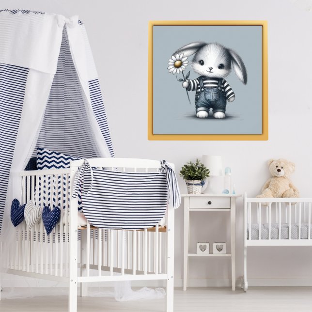 Affiche Lapin Garçon Fantaisiste (Créateur téléchargé)