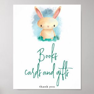 Affiche Lapin - Livres cartes et cadeaux