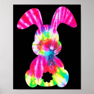 Affiche Lapin mignon - Grotte de lapin teintée Bow - Crava
