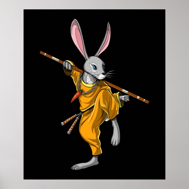 Affiche Lapin Ninja (Devant)