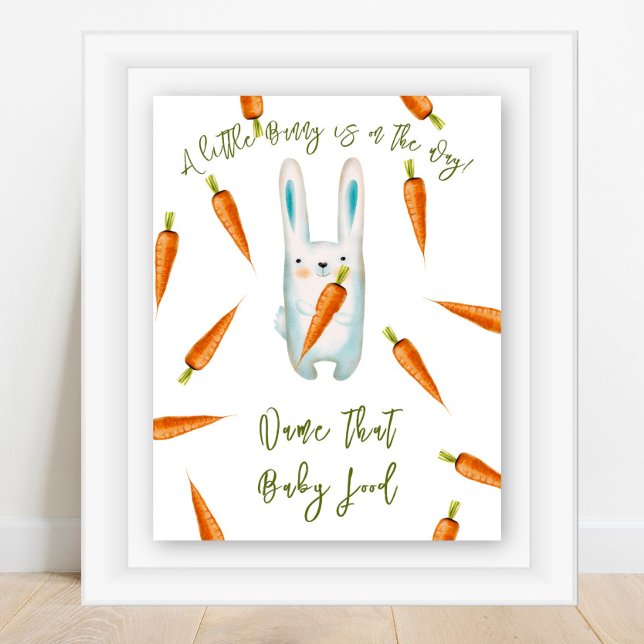 Affiche Lapin - Nom de cette nourriture pour bébé (Créateur téléchargé)