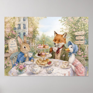 Affiche Lapin Renard & Canard Classiques