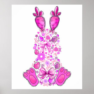 Affiche lapin, rétro, vintage