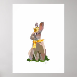 Affiche Lapin royal 
