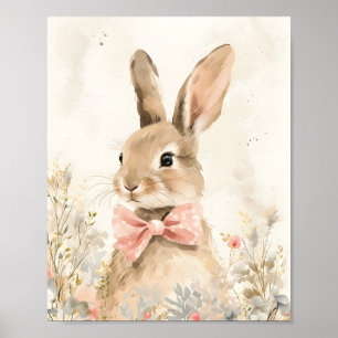 Affiche Lapin & Ruban 🎀
