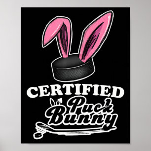 Affiche Lapine de puck certifiée Citation drôle d'argot de