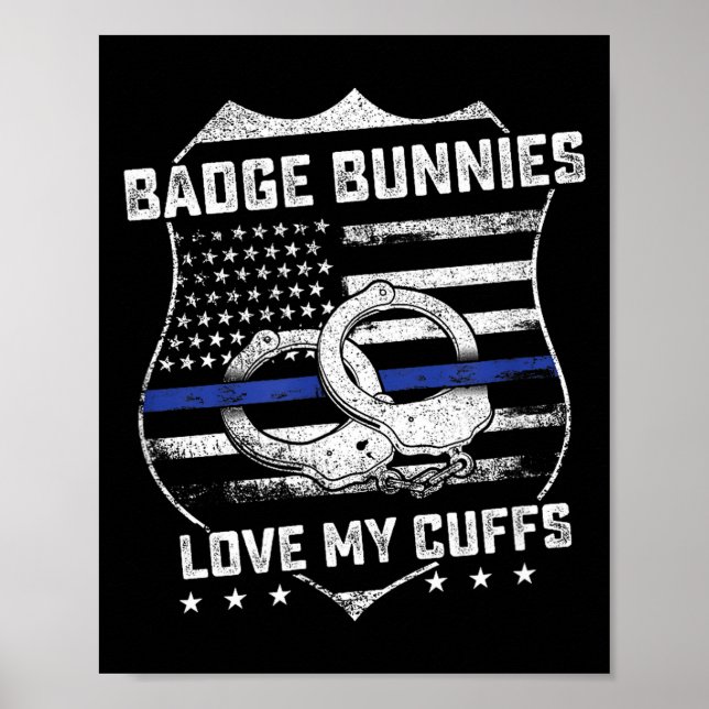 Affiche Lapins de badge Amour Mes Menottes Drôle de poux H (Devant)