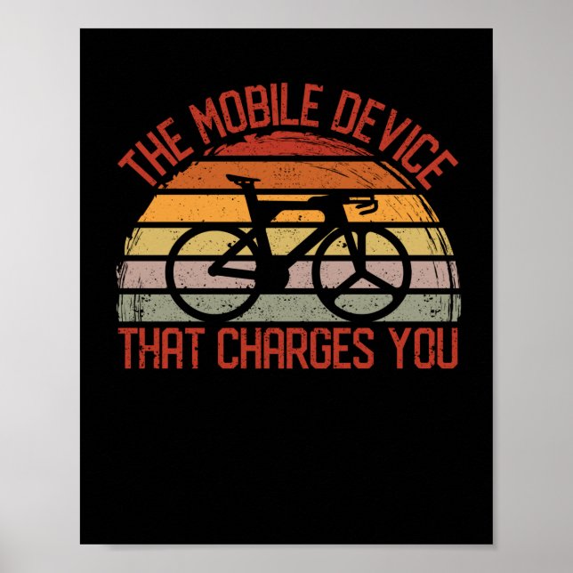 Affiche L'appareil mobile que votre VTT descend (Devant)