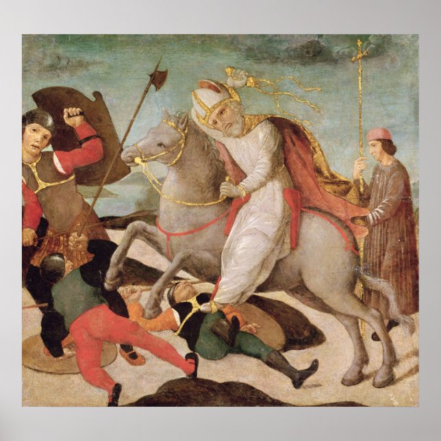 Affiche L'Apparition de St. Ambrose (Devant)