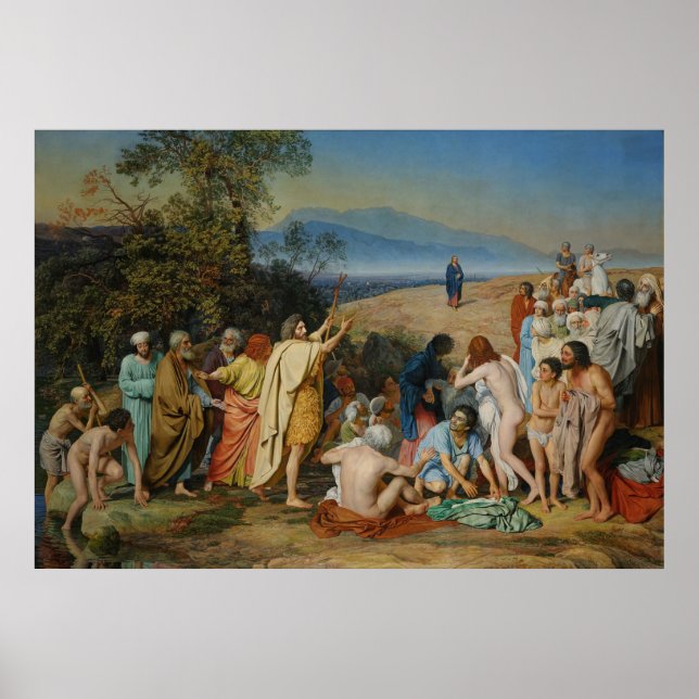 Affiche L'Apparition du Christ au peuple d'Ivanov (Devant)