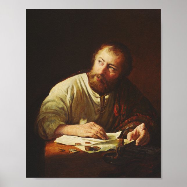 Affiche L'appel de l'apôtre Matthieu (Devant)