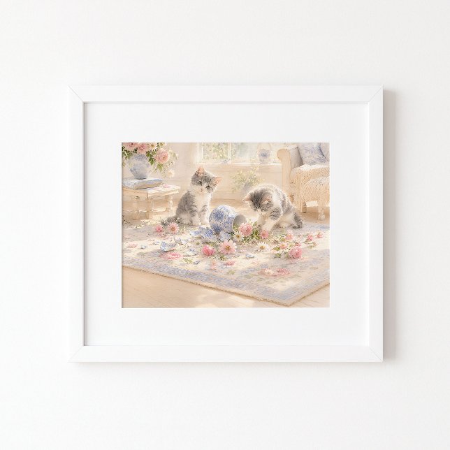 Affiche L'aquarelle de l'impression d'art du chien qui l'a (Créateur téléchargé)
