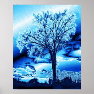 Affiche L'arbre dans la glace