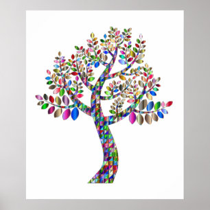 Affiche L'arbre de couleur