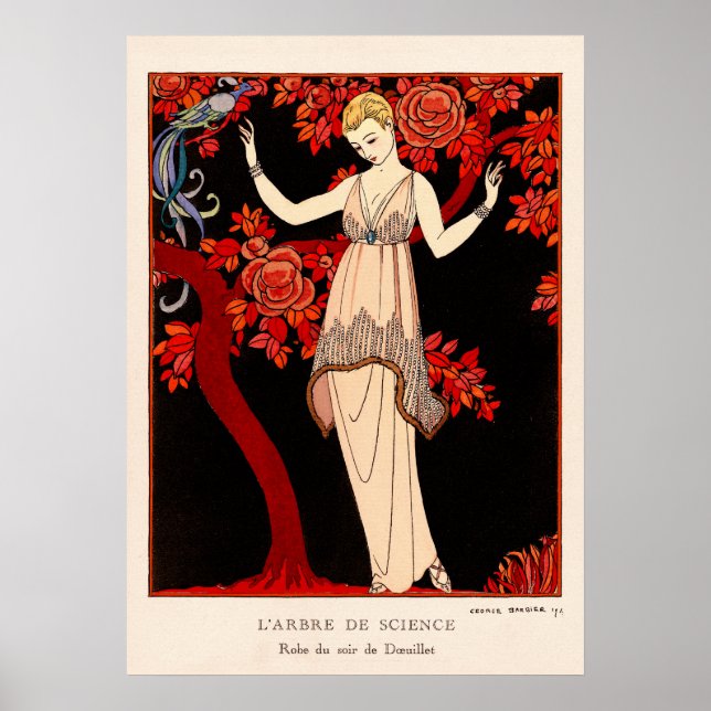 Affiche L'Arbre de science par George Barbier (Devant)
