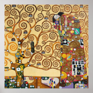 Affiche L'Arbre de Vie Gustav Klimt