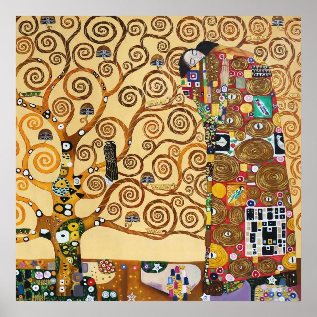 Affiche L'Arbre de Vie | Gustav Klimt | (Devant)