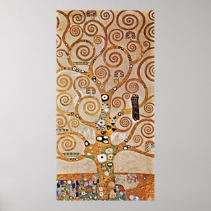 Affiche L'arbre de vie idéal de Gustav Klimt
