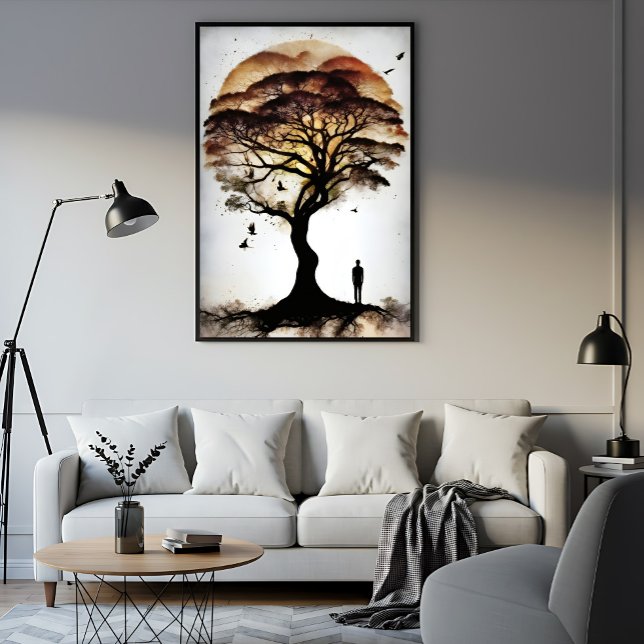 Affiche L'Arbre des Secrets Silencieux (Créateur téléchargé)