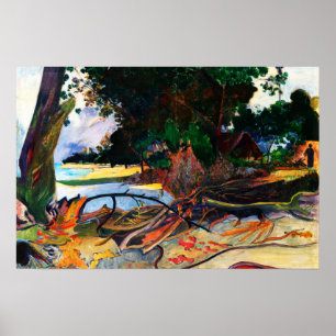 Affiche L'Arbre d'Hibiscus (Te burao) de Paul Gauguin