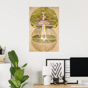Affiche L'arbre du savoir par Hilma af Klint