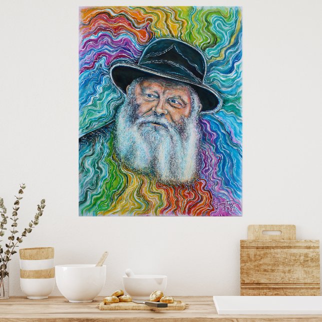 Affiche L'arc-en-ciel Lubavitcher Rebbe Rebbe (Cuisine)