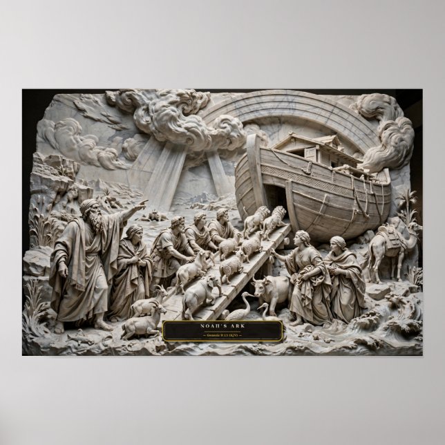Affiche L'Arche de Noé — Marbre de la Renaissance (Devant)